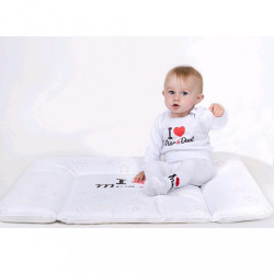 Dojčenské bavlnené ponožky New Baby I Love Mum and Dad biele #3