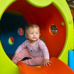 Dojčenské body New Baby BuBu ružové #2