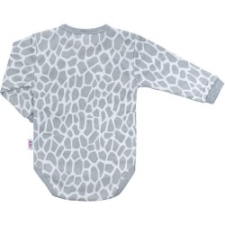 Dojčenské body s dlhým rukávom New Baby Žirafa biela #2