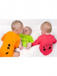 Dojčenské body s dlhým rukávom New Baby Zvieratko Zajačik sivé #5