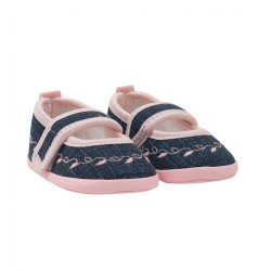 Dojčenské capačky New Baby Jeans ružové 0-3 m #1