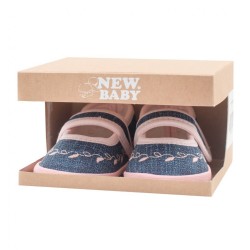 Dojčenské capačky New Baby Jeans ružové 12-18 m #3