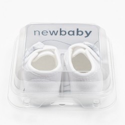 Dojčenské capačky s mašličkou New Baby biela 12-18 m #3