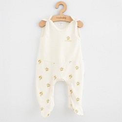 Dojčenské dupačky z organickej bavlny New Baby Olivy béžová