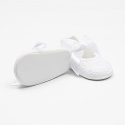 Dojčenské krajkové capačky New Baby biela 12-18 m #2