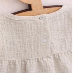 Dojčenské mušelínové šaty New Baby Ella linen podľa obrázku #2