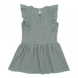 Dojčenské mušelínové šaty New Baby Summer Nature Collection mätové zelená #1