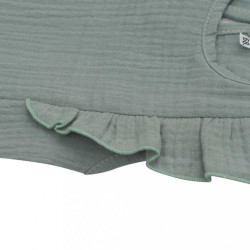 Dojčenské mušelínové šaty New Baby Summer Nature Collection mätové zelená #2