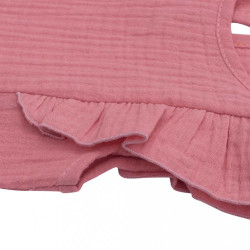 Dojčenské mušelínové šaty New Baby Summer Nature Collection ružové #2