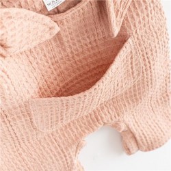 Dojčenské mušelínové zahradníčky New Baby Comfort clothes ružová #1