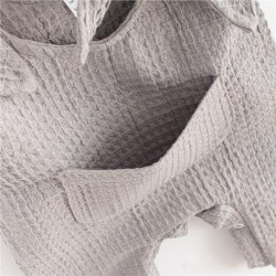 Dojčenské mušelínové zahradníčky New Baby Comfort clothes sivá #1