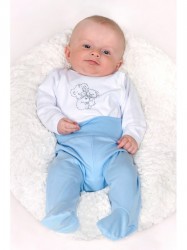 Dojčenské polodupačky New Baby Classic modrá #1