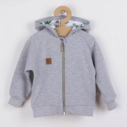 Dojčenské tepláčky a mikinka s kapucňou Koala Nature sivá #1