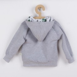 Dojčenské tepláčky a mikinka s kapucňou Koala Nature sivá #2