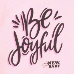 Dojčenské tričko New Baby With Love ružové #1