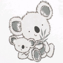Dojčenské tričko s dlhým rukávom a tepláčky New Baby Koala Bears sivá #3