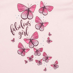 Dojčenské tričko so sukienkou New Baby Butterflies ružová #3