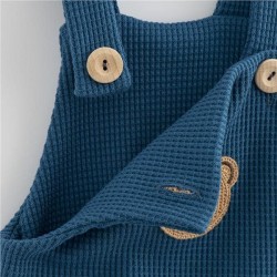 Dojčenské zahradníčky New Baby Luxury clothing Oliver modré #1