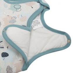 Dojčenské zateplené dupačky New Baby Šťastné Sloníky zelená #1