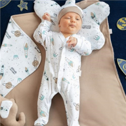 Dojčenský bavlnený overal Nicol Star podľa obrázku #1