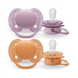 Dojčenský cumlík Ultrasoft Premium Avent 6-18 miesacov 2 ks dievča podľa obrázku
