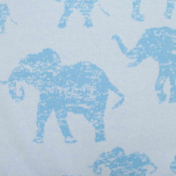Dojčenský kabátik Baby Service Slony modrý #1