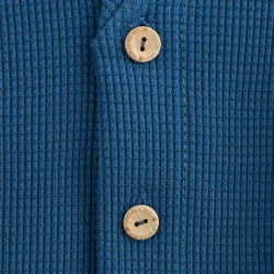 Dojčenský kabátik na gombíky New Baby Luxury clothing Oliver modrý #2