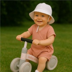 Dojčenský letný mušelínový overal New Baby pink ružová #4