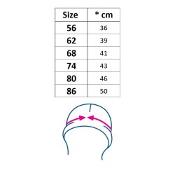 Dojčenský mušelínový klobúčik New Baby linen podľa obrázku #1