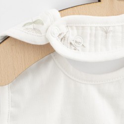 Dojčenský mušelínový podbradník New Baby Zoe biela #1