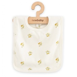 Dojčenský podbradník z organickej bavlny New Baby Olivy béžová #1