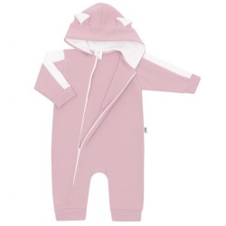 Dojčenský teplákový overal New Baby The Best ružový #1