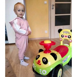 Dojčenský teplákový overal New Baby The Best ružový #4