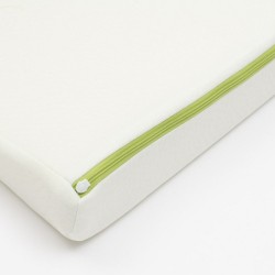 Dojčenský vankúš - klin New Baby STANDARD 60x38x7 cm Aloe vera biela #2