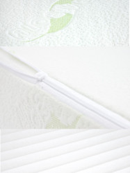 Dojčenský vankúš - klin Sensillo biely Luxe s aloe vera 60x38 cm #3