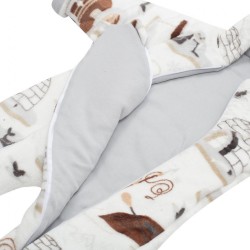 Dojčenský Wellsoft zimný overal New Baby Eskimo biela #2