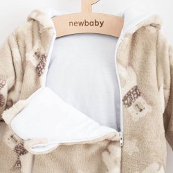 Dojčenský Wellsoft zimný overal New Baby Polar Bear hnedá #1