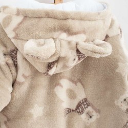 Dojčenský Wellsoft zimný overal New Baby Polar Bear hnedá #2
