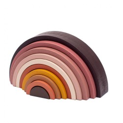 Drevená dúha Brown Montessori Baby Mix multicolor #1