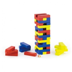 Drevená hra věža Viga multicolor
