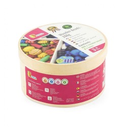 Drevená kreatívna súprava korálok Viga multicolor #2