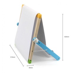 Drevená magnetická tabuľka Viga multicolor #5