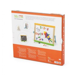 Drevená magnetická tabuľka Viga multicolor #8