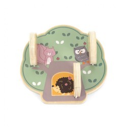 Drevená manipulačná doska Viga multicolor #3