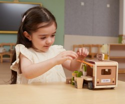 Drevená mobilná kaviareň Viga podľa obrázku #6