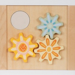 Drevená multifunkčná kocka Safari Montessori Baby Mix #2