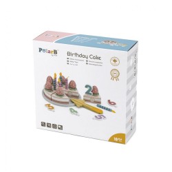 Drevená narodeninová torta Viga multicolor #2