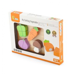 Drevená súprava na krájanie Viga zelenina multicolor #1