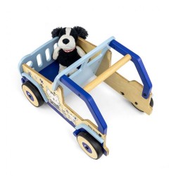 Drevené chodítko Viga Explorer Cat and Mouse modrá #3