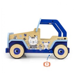 Drevené chodítko Viga Explorer Cat and Mouse modrá #5